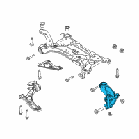 OEM 2016 Ford Focus Knuckle Diagram - BV6Z-3K185-D