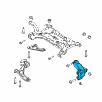 OEM 2012 Ford Focus Knuckle Diagram - BV6Z-3K185-D