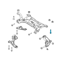 OEM 2016 Ford Focus Mount Bolt Diagram - CV6Z-00812-A