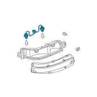 OEM 2006 Nissan 350Z Harness Assembly Rear Combination Diagram - 26551-CD01A