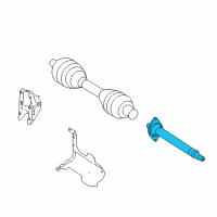 OEM 2017 Infiniti QX30 Shaft Assembly-Side, Differential Diagram - 38230-5DA0A