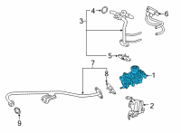 OEM 2021 Ford Transit-250 EGR Valve Diagram - JL3Z-9D475-A