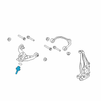 OEM 2018 Ford Expedition Lower Ball Joint Diagram - FL3Z-3050-C