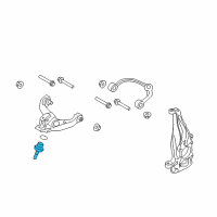 OEM 2017 Ford F-150 Lower Ball Joint Diagram - FL3Z-3050-C