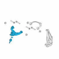 OEM 2018 Ford Expedition Lower Control Arm Diagram - JL1Z-3079-B