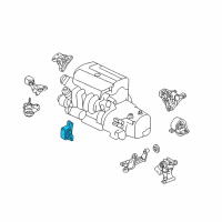 OEM 2010 Honda Element Stopper, FR. Engine (AT) Diagram - 50840-SCV-A81