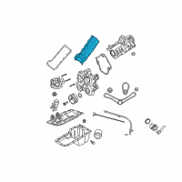 OEM 2003 Dodge Durango Cover-Cylinder Head Diagram - 53020657AD