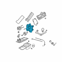 OEM 2004 Jeep Grand Cherokee Cover-Timing Belt Diagram - 5134142AA