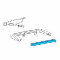 OEM Chrysler 200 Lamp-Center High Mounted Stop Diagram - 68110261AA