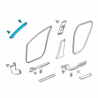 OEM 2014 Acura RDX Garnish Assembly (Sandstorm) Diagram - 84151-TX4-A02ZA