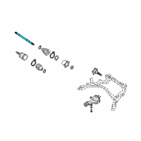 OEM 2004 Infiniti M45 Driveshaft Diagram - 3970417U00