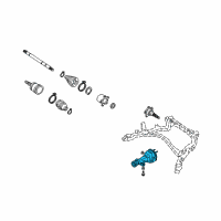 OEM 2004 Infiniti M45 Final Drive Assembly Diagram - 38301-0C202