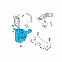 OEM 2015 Infiniti QX70 Body Assembly-Air Cleaner Diagram - 16528-1CB0A