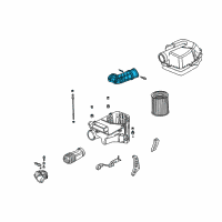 OEM 2004 Acura RSX Tube, Air Flow Diagram - 17228-PNE-G00