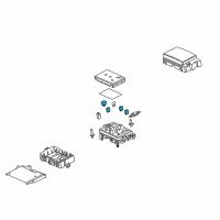 OEM Chevrolet Trailblazer Relay Diagram - 15016745