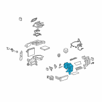 OEM Chevrolet Captiva Sport Evaporator Case Diagram - 19130308