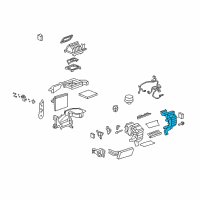 OEM Chevrolet Captiva Sport Evaporator Case Diagram - 19130302