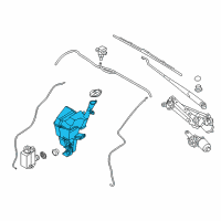 OEM 2016 Kia Rio Reservoir & Pump Ass Diagram - 986101W510