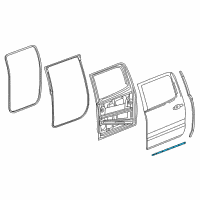 OEM 2017 Cadillac Escalade ESV Lower Seal Diagram - 23253596