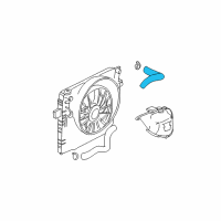 OEM 2004 Jeep Grand Cherokee Hose-Radiator Inlet Diagram - 52079406AC