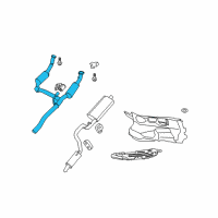 OEM 2008 Dodge Nitro Catalytic Converter Diagram - 52125332AF