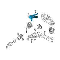 OEM BMW X4 ENGINE SUPPORTING BRACKET, R Diagram - 22-11-8-053-492