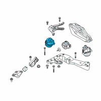 OEM BMW X4 Engine Mount Right Diagram - 22-11-6-860-458
