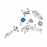 OEM 2016 BMW 750i xDrive Engine Mount Right Diagram - 22-11-6-860-458