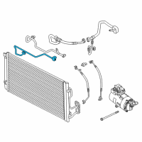 OEM 2021 BMW i3s Pressure Pipe, Front Diagram - 64-50-9-317-388