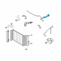 OEM 2009 Toyota Corolla Rear Hose Diagram - 16571-0T210