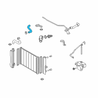 OEM 2016 Toyota Corolla Lower Hose Diagram - 16573-0T040