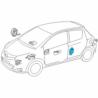 OEM 2011 Scion tC Air Bag Sensor Diagram - 8983148020