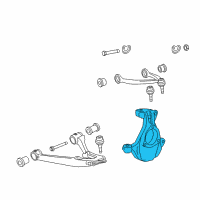 OEM 2020 GMC Yukon Steering Knuckle Diagram - 23242660