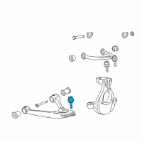 OEM 2009 Chevrolet Avalanche Lower Ball Joint Diagram - 19209396