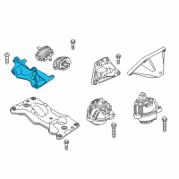 OEM 2019 BMW M6 Gran Coupe Transmission Support Diagram - 22-31-2-284-084