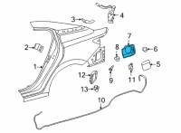 OEM 2020 Nissan Sentra Base FILLR Lid Diagram - 78120-6LB0A