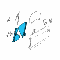 OEM 2007 BMW Z4 Front Left Door Window Regulator Diagram - 51-33-7-198-909