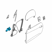 OEM 2006 BMW 325Ci Power Window Motor Diagram - 67-62-8-362-063