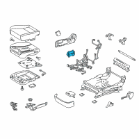 OEM 2017 Lexus LS460 Computer & Switch Assembly Diagram - 84070-50360