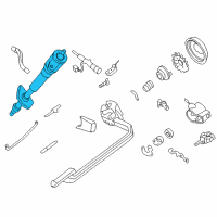 OEM 1994 Chevrolet S10 Column Asm-Steering Diagram - 26045266