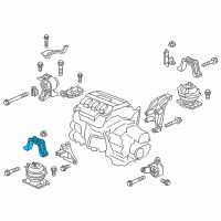 OEM 2008 Honda Odyssey Stopper, FR. Engine Mount Diagram - 50835-SHJ-A61