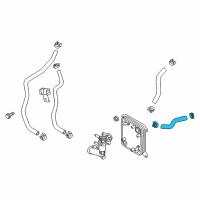 OEM 2017 Hyundai Sonata Hose Assembly-Oil Cooling Diagram - 25425-E6000