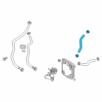 OEM Hyundai Sonata Hose Assembly-Oil Cooling Diagram - 25420-E6000