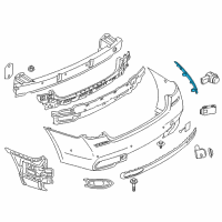 OEM 2018 BMW 740i Rear Reflector, Rear Left Diagram - 63-14-8-063-197