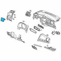 OEM Honda Fit Lid, Cup Holder *NH900L* (NEUTRAL BLACK) Diagram - 77214-T5R-A01ZA