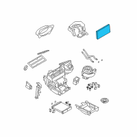 OEM Saturn Filter, Pass Compartment Air Diagram - 13175554