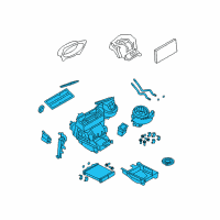 OEM Saturn Astra Heater Assembly Diagram - 93182458