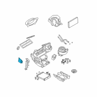 OEM Saturn Astra Actuator, Temperature Valve Diagram - 13175550