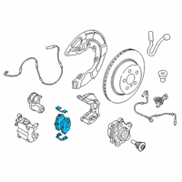 OEM 2020 BMW M5 Repair Kit, Brake Pads Asbes Diagram - 34-20-8-093-737