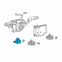 OEM Ram ProMaster City Sensor-Lateral Acceleration Diagram - 68275123AA